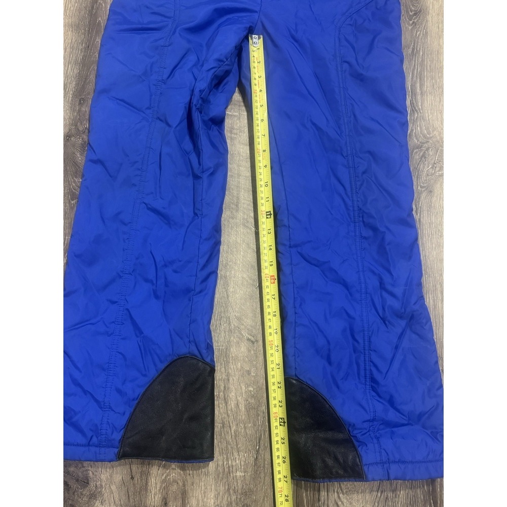 Vintage Miller Ski Bibs Overalls Snow Pants Snowboard Royal Blue Size S - Picture 7 of 11